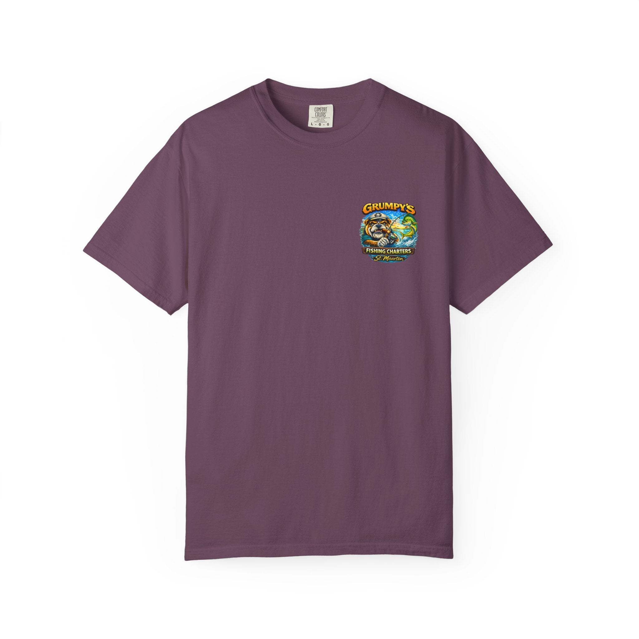 Grumpy's Fishing Charters Tee – "Hooked & Hammered"