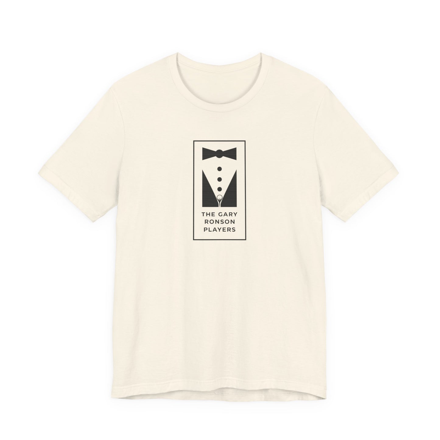 Tuxedo Logo Tee — "The Gary Ronson Players" Vintage Band T‑Shirt