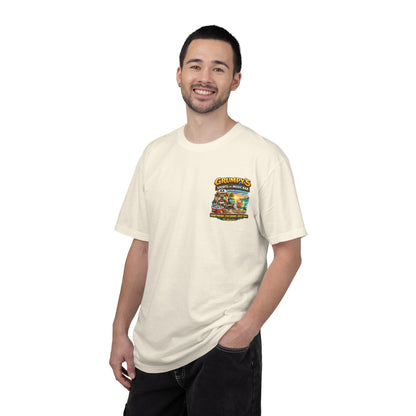 Grumpy's Sports & Music Bar T-Shirt — Retro Beach Bar Graphic Tee