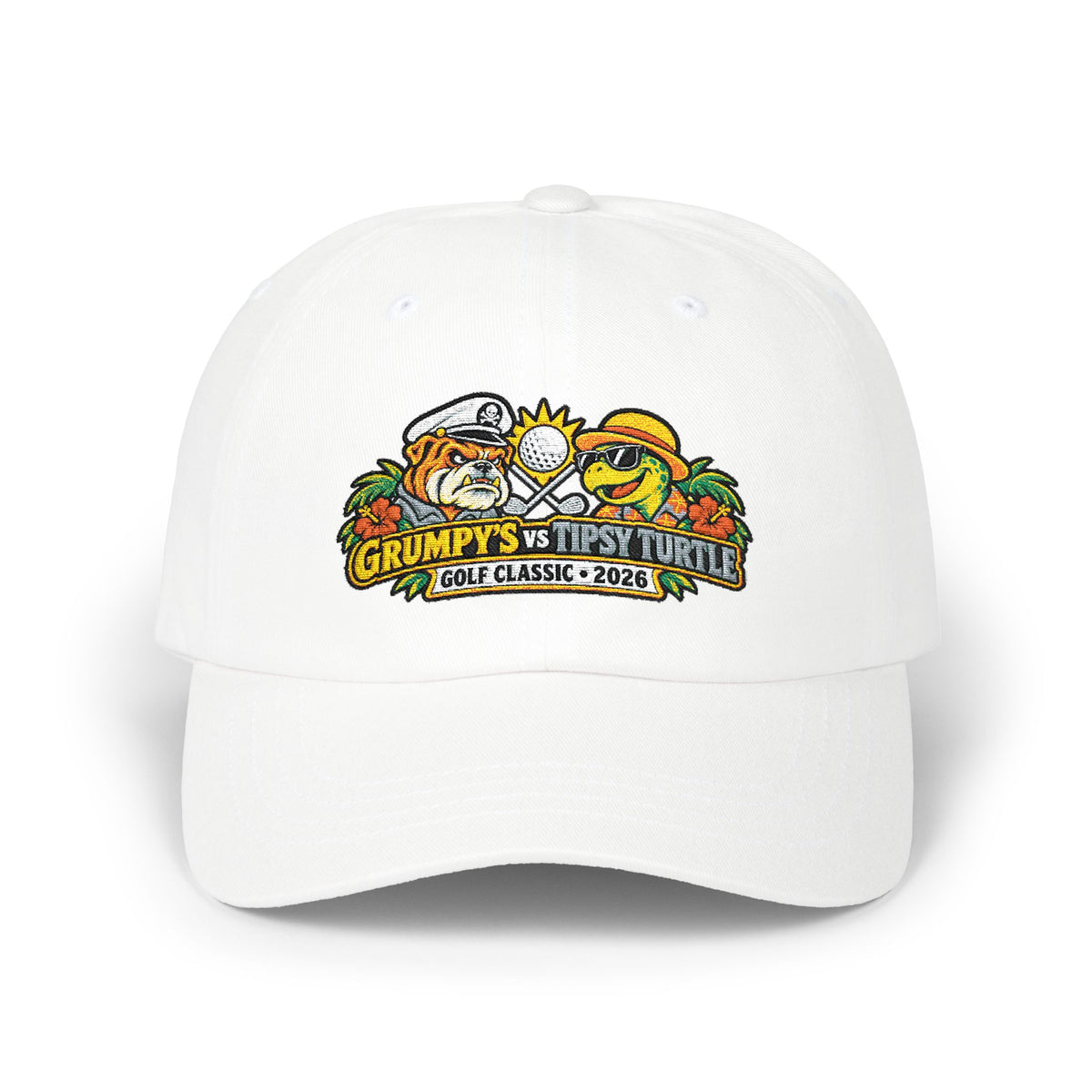 Dad Cap - Grumpy vs. The Turtle Golf Classic 2026 Embroidered Baseball Hat