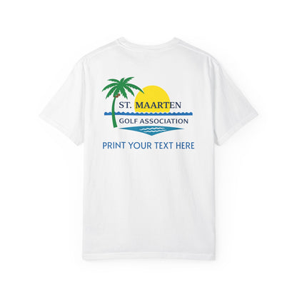 St. Maarten Golf Association T-Shirt — Personalized Resort Golf Tee