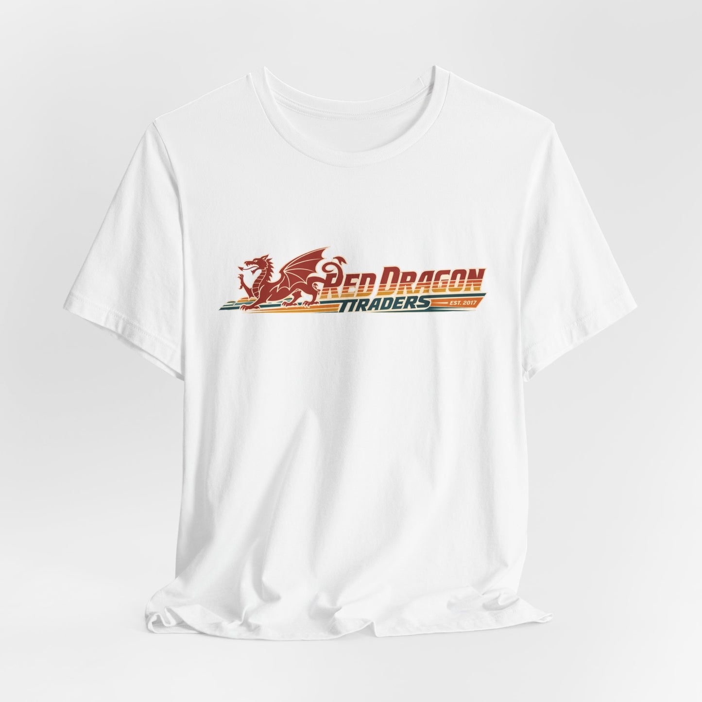 Red Dragon Traders Logo Tee — Vintage Dragon Graphic T-Shirt