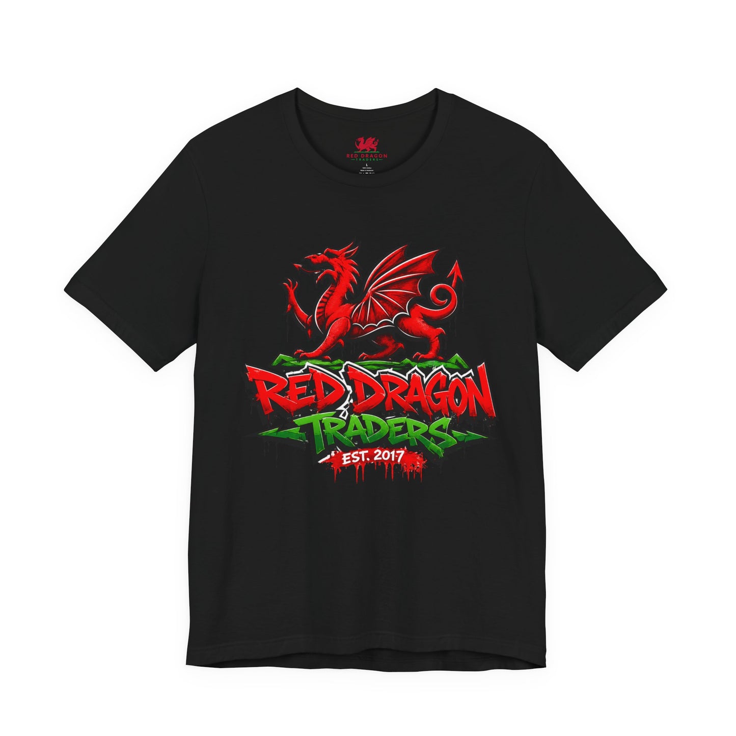 Red Dragon Traders Graphic Tee — Bold Welsh Dragon Streetwear Tee