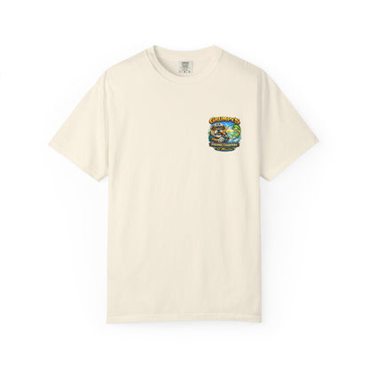 Grumpy's Fishing Charters T-Shirt — "Getting Hooked & Hammered" Graphic Tee