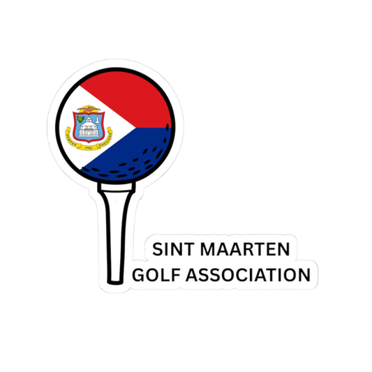 Sint Maarten Golf Association Sticker