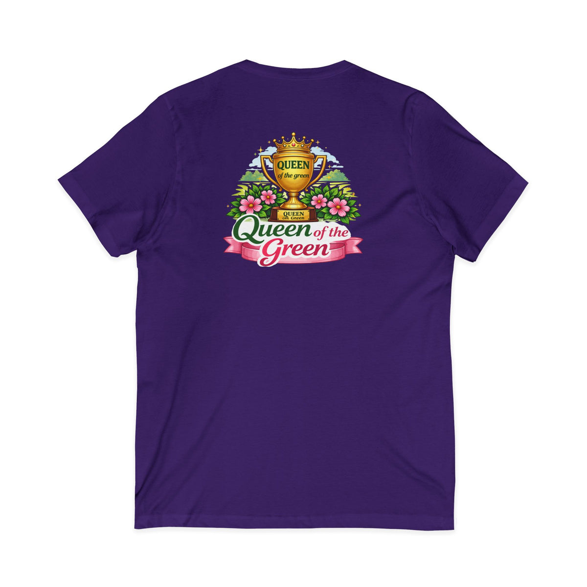 Queen of the Green V-Neck Tee