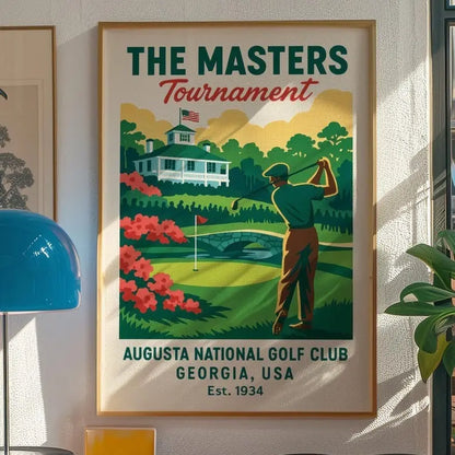 Charming Vintage Golf Print