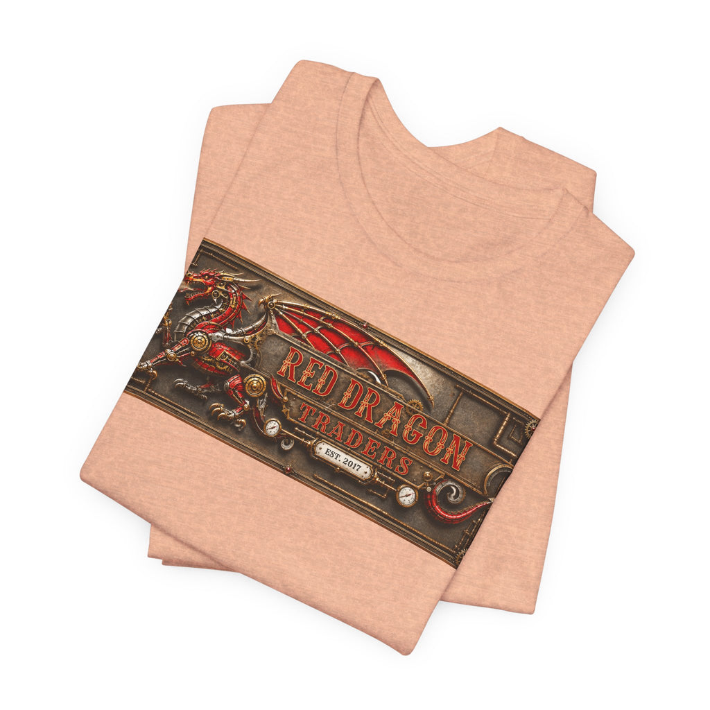 Dragon Tavern Graphic Tee — Red Dragon Vintage Sign T-Shirt
