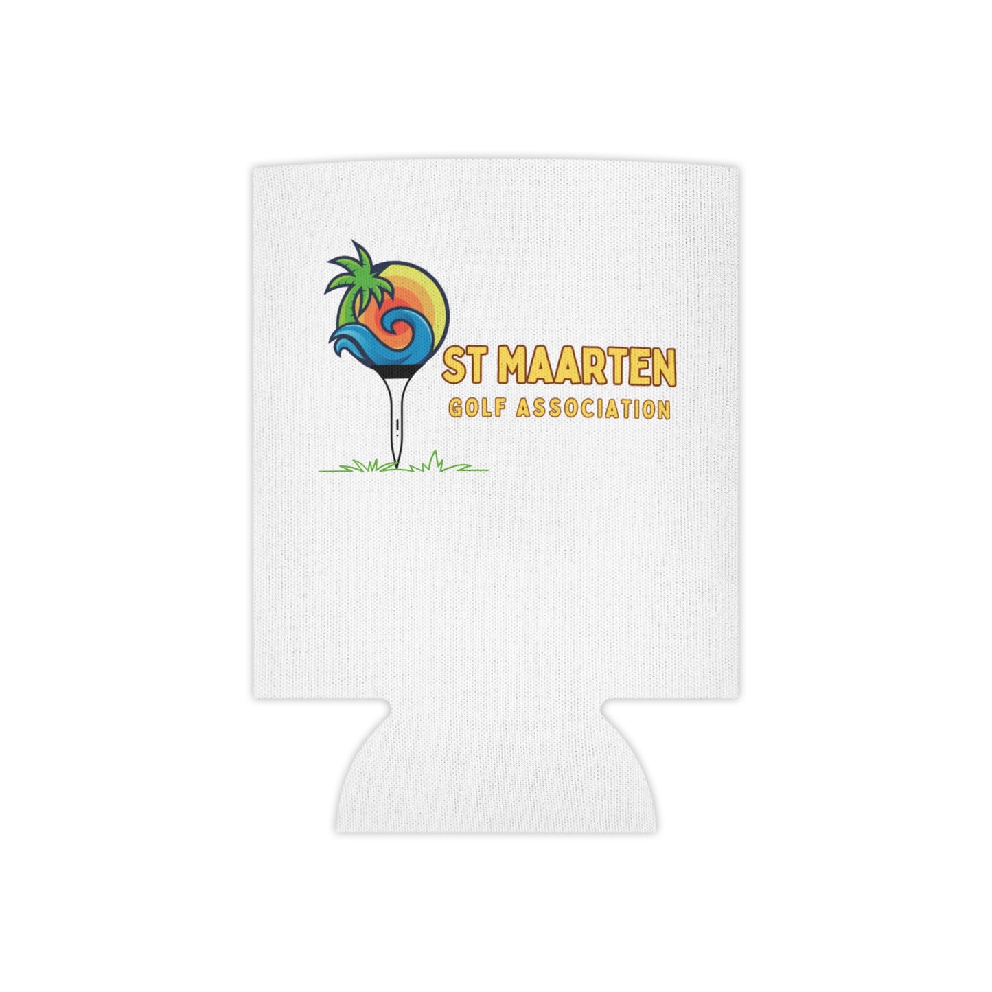 Oerydd caniau trofannol Cymdeithas Golff St Maarten.