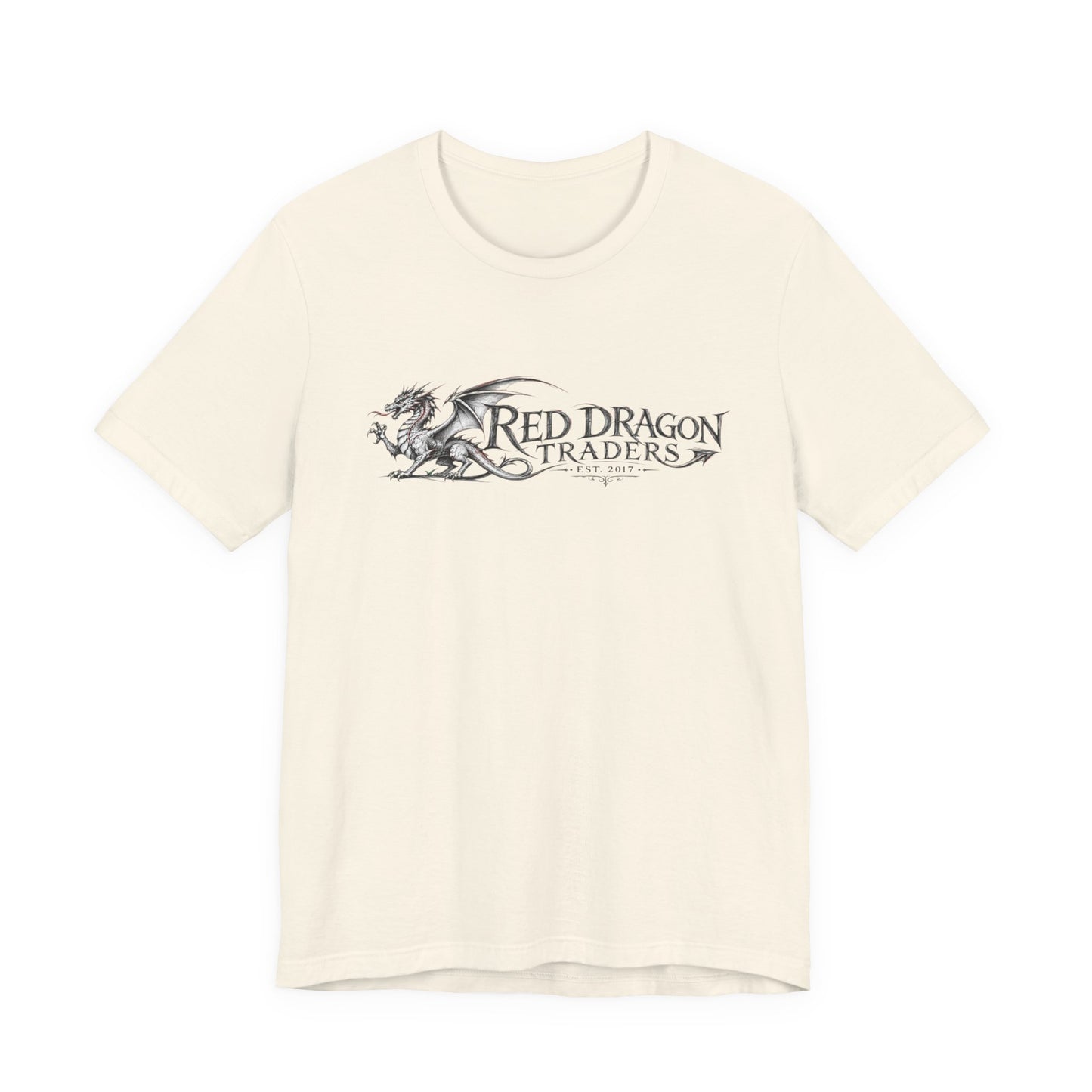 Red Dragon Traders Logo Tee - Vintage Dragon Graphic T-Shirt