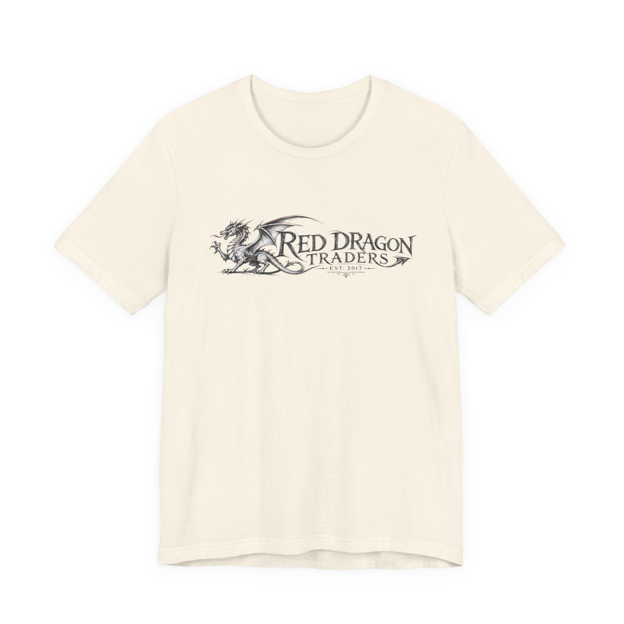 Red Dragon Traders Logo Tee - Vintage Dragon Graphic T-Shirt