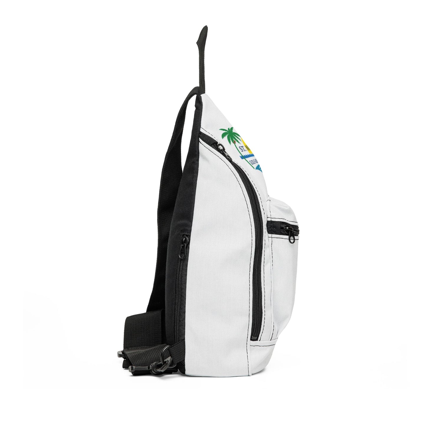St. Maarten Golf Association Sling Bag – Tropical Palm Logo Crossbody Pack