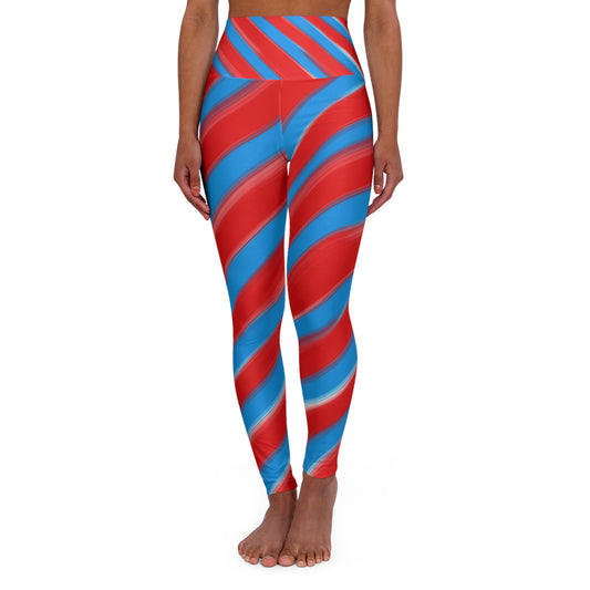 Striped High Waisted Leggings