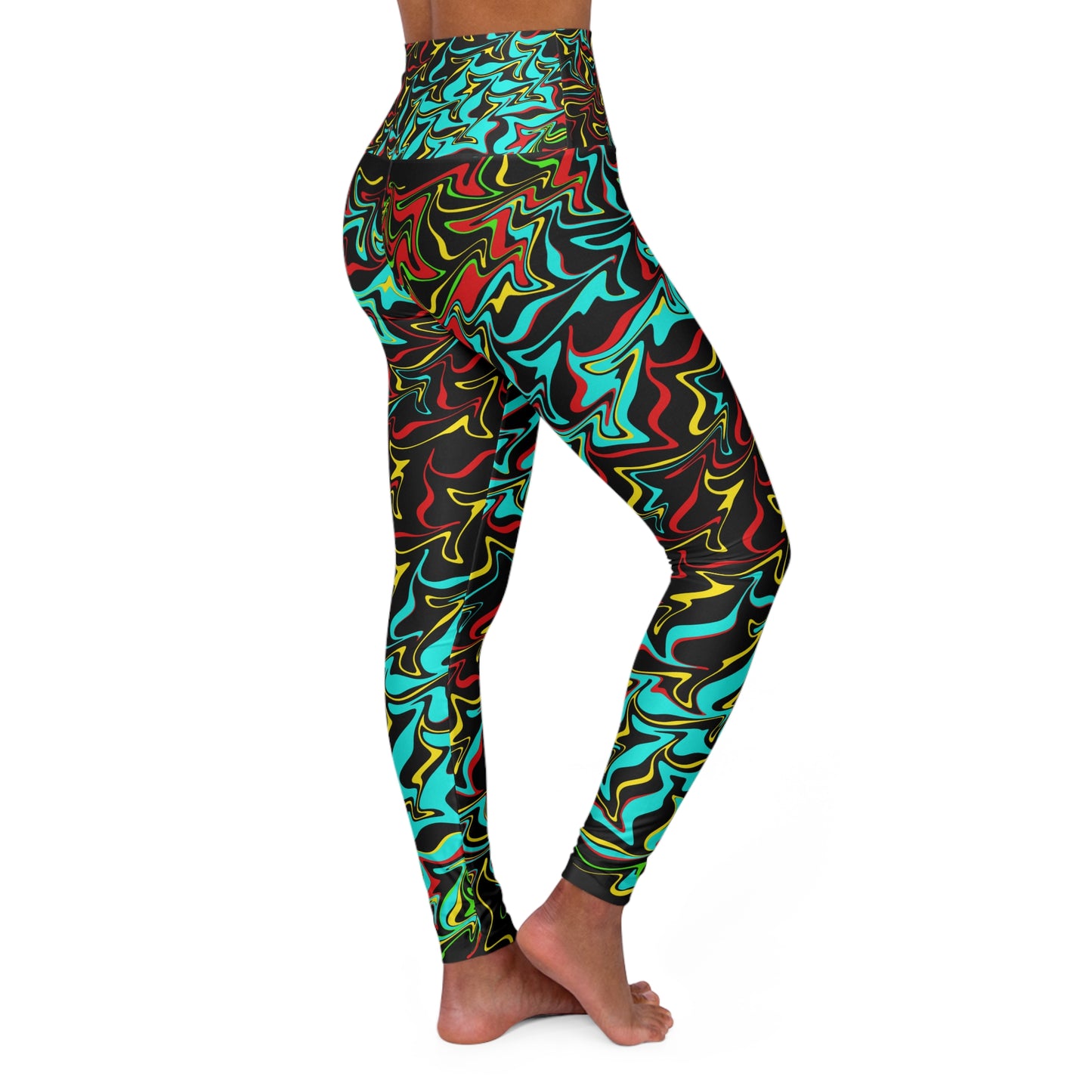 Bright High Waisted Yoga Leggings