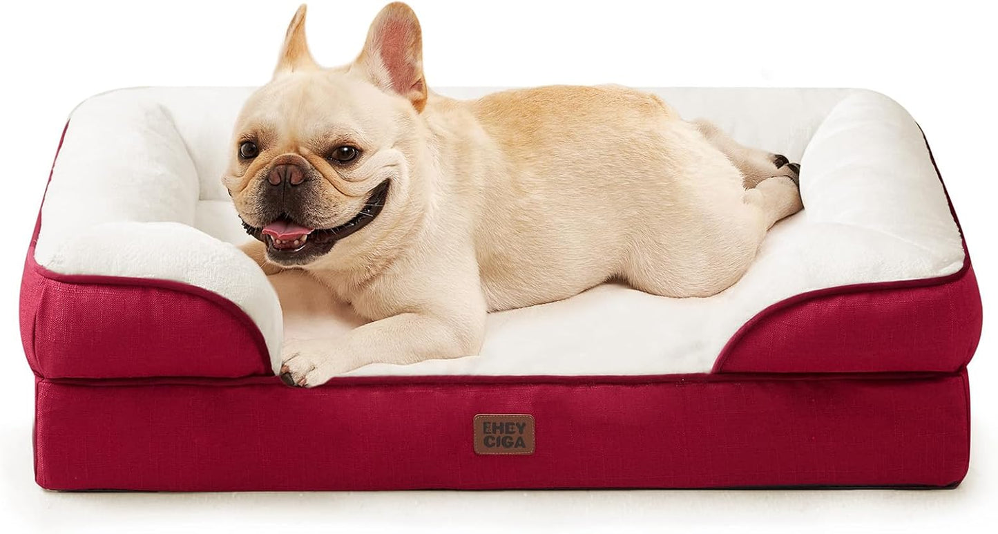 The Pooch Palace: Where Your Medium-Sized Furball Can Snooze Like Royalty on a Waterproof Cloud with a Side of Non-Slip Shenanigans!