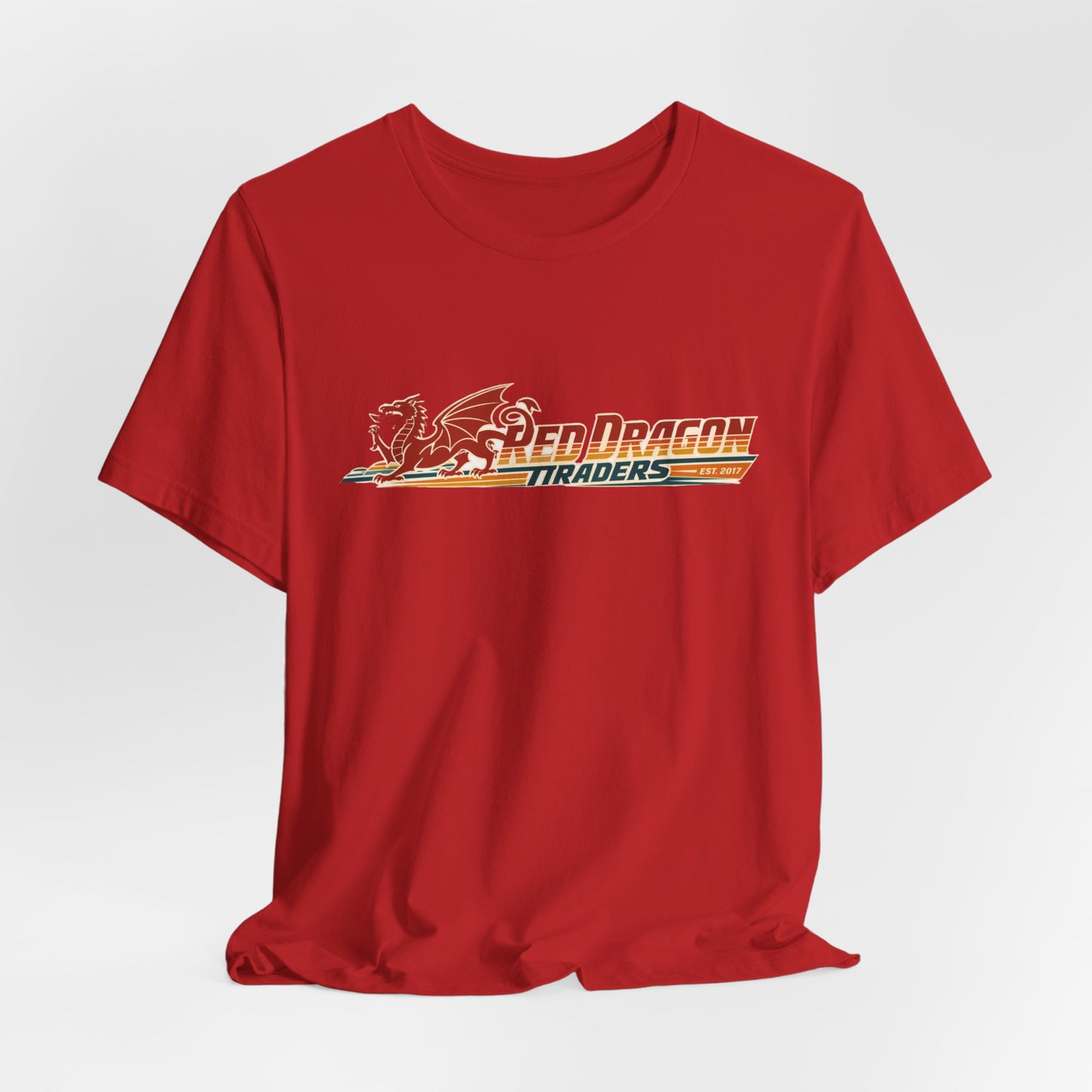 Red Dragon Traders Logo Tee — Vintage Dragon Graphic T-Shirt