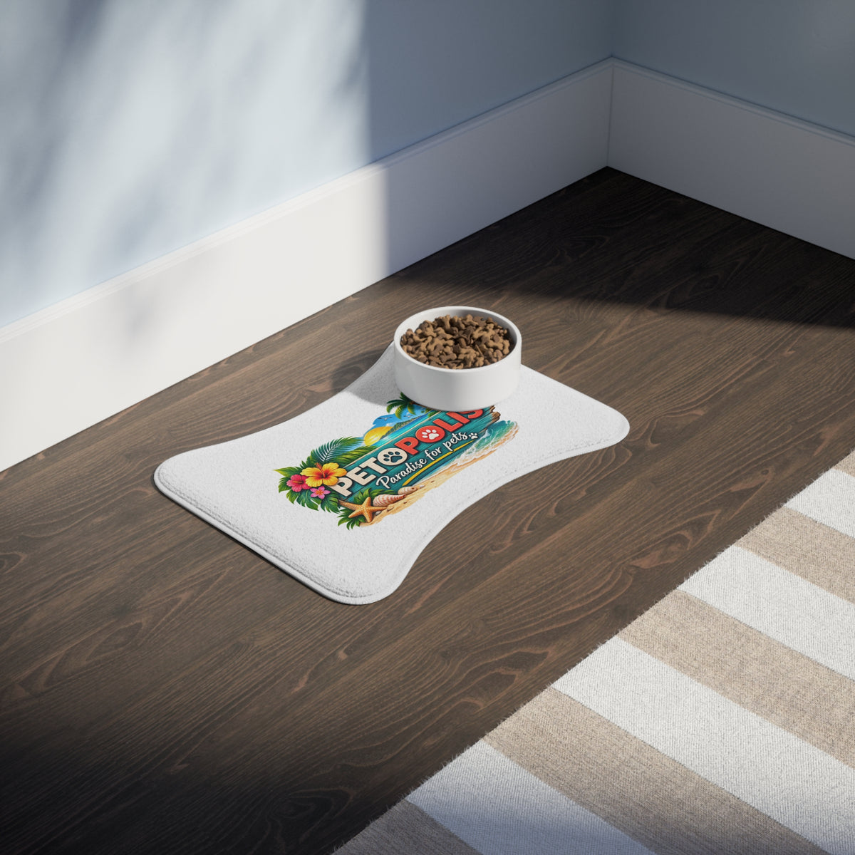 Pet Feeding Mat — Petopolis Beach Design "Paradise for Pets"