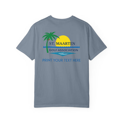 St. Maarten Golf Association T-Shirt — Personalized Resort Golf Tee
