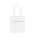 White Printed Bag Front