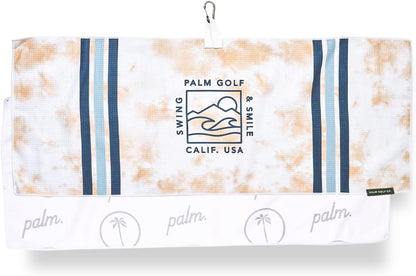 Golf Microfiber Golf Towel with Carabiner Clip | 14 X 36 Inches| Premium Quality | Waffle Pattern