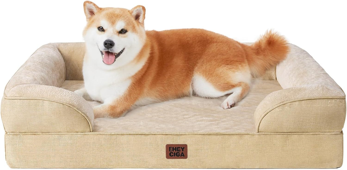 The Pooch Palace: Where Your Medium-Sized Furball Can Snooze Like Royalty on a Waterproof Cloud with a Side of Non-Slip Shenanigans!