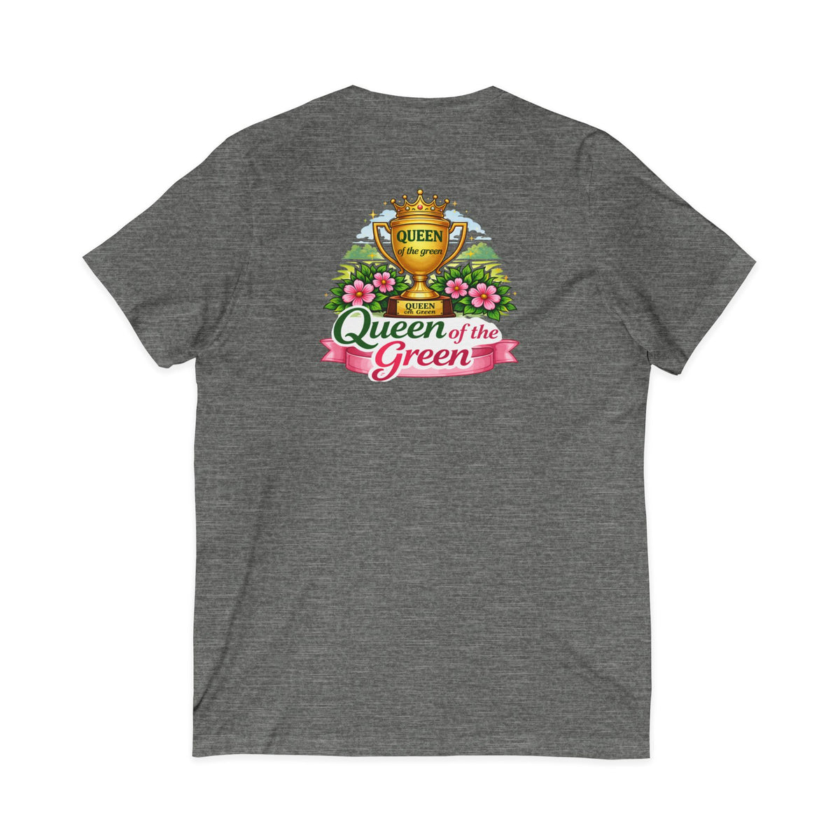 Queen of the Green V-Neck Tee