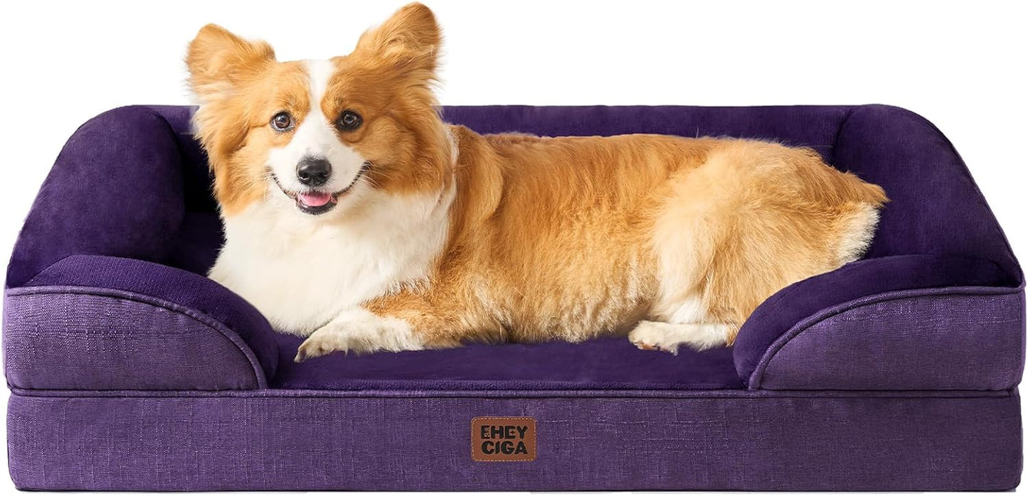 The Pooch Palace: Where Your Medium-Sized Furball Can Snooze Like Royalty on a Waterproof Cloud with a Side of Non-Slip Shenanigans!