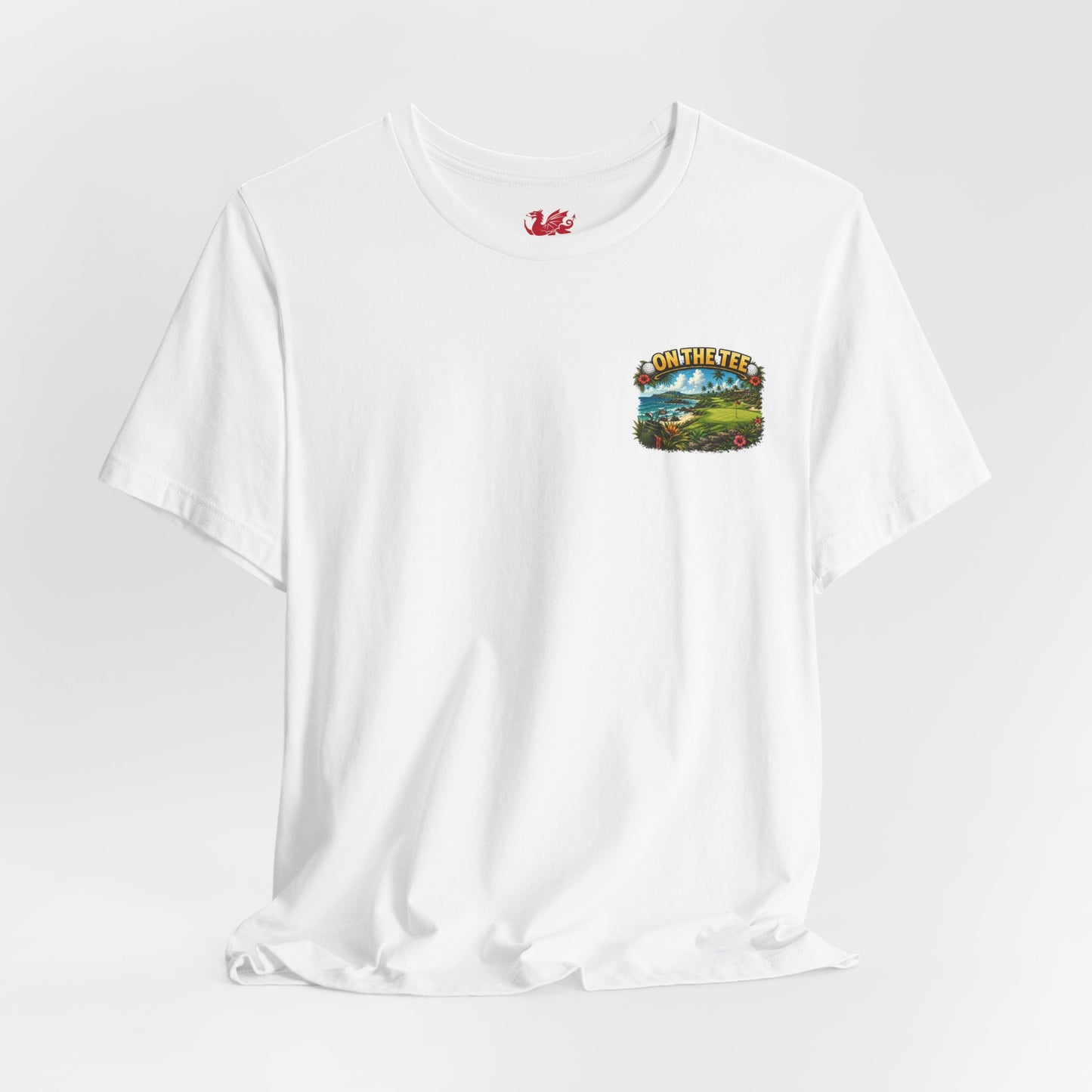 Golf T-Shirt — "On The Tee, Winner of Absolutely F**k All!" Funny Personalized Golf Shirt