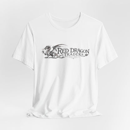 Red Dragon Traders Logo Tee - Vintage Dragon Graphic T-Shirt