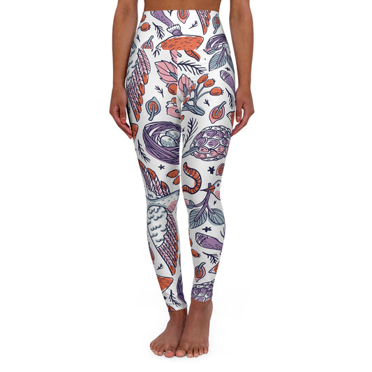High Waisted Printed Leggings