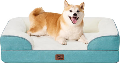 The Pooch Palace: Where Your Medium-Sized Furball Can Snooze Like Royalty on a Waterproof Cloud with a Side of Non-Slip Shenanigans!