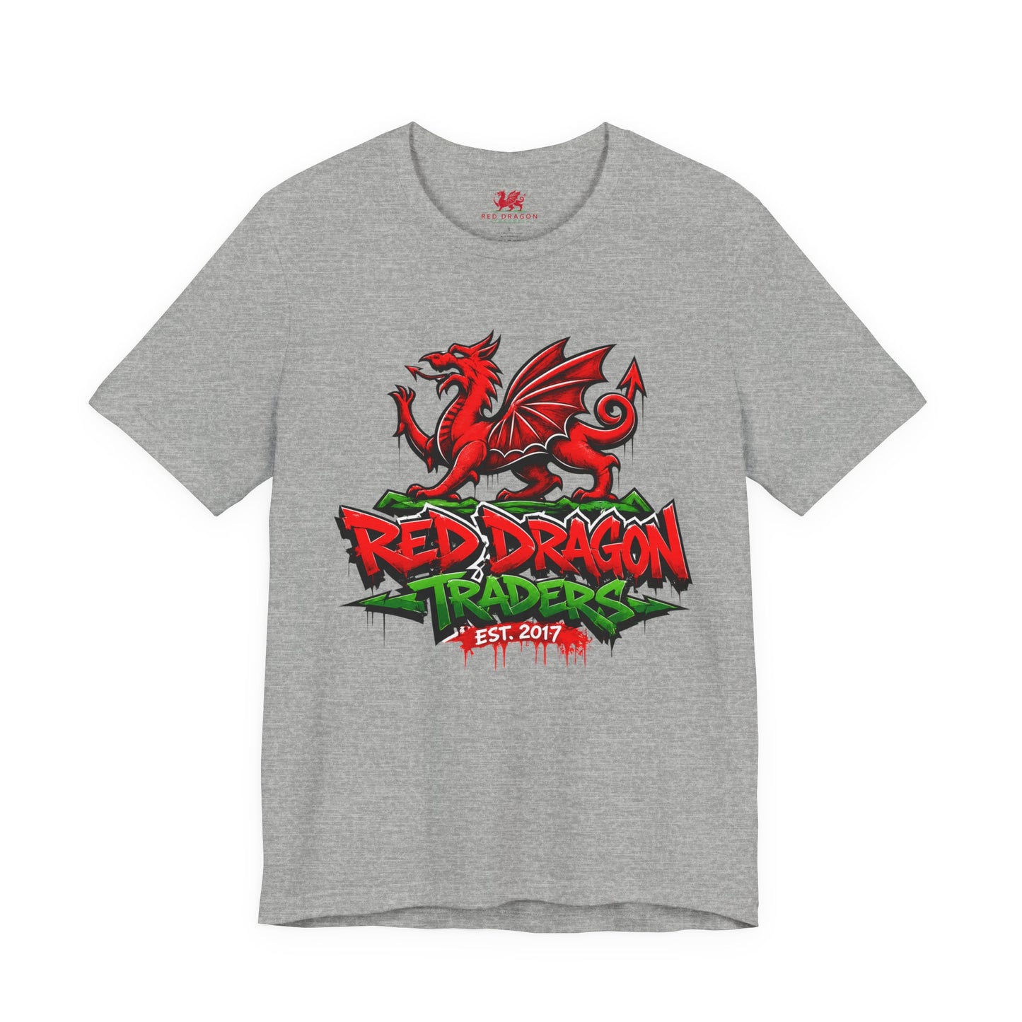 Red Dragon Traders Graphic Tee — Bold Welsh Dragon Streetwear Tee