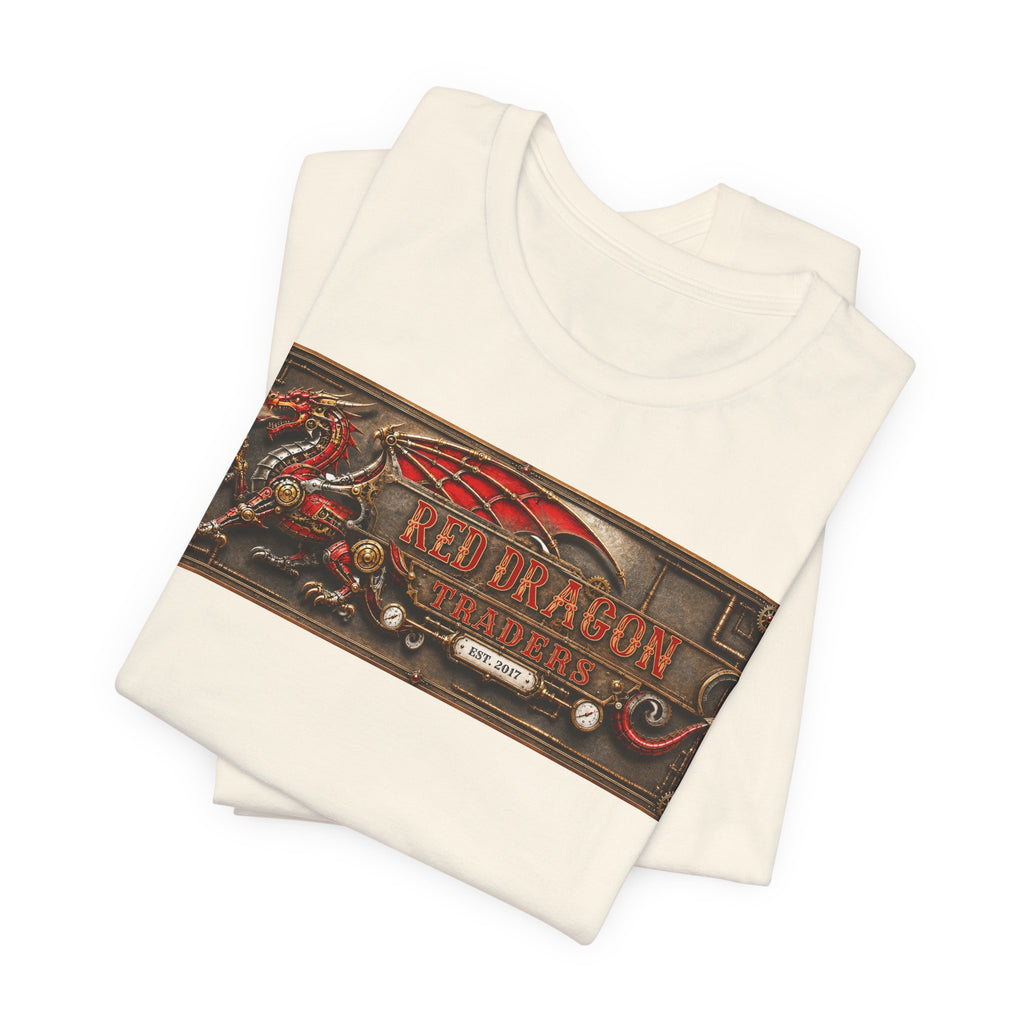 Dragon Tavern Graphic Tee — Red Dragon Vintage Sign T-Shirt