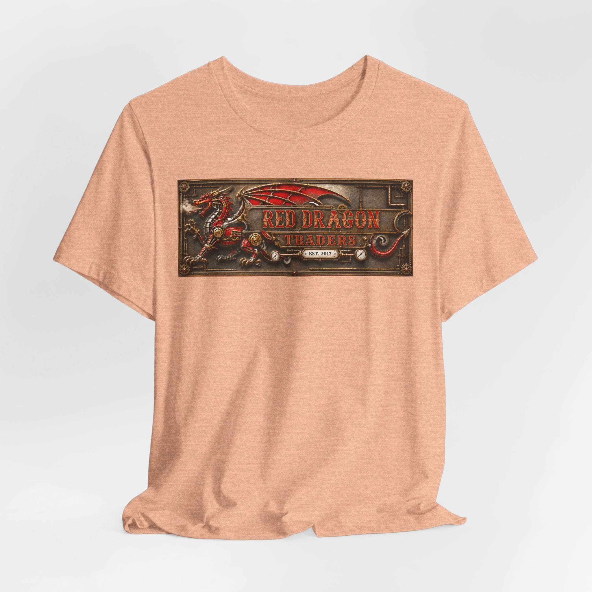 Dragon Tavern Graphic Tee — Red Dragon Vintage Sign T-Shirt