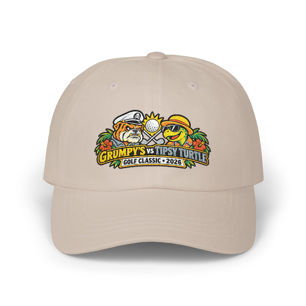 Dad Cap - Grumpy vs. The Turtle Golf Classic 2026 Embroidered Baseball Hat