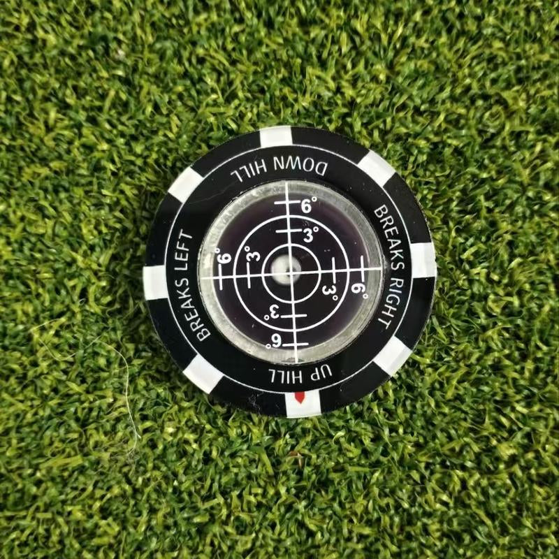 Putt Green Reader Poratble Golf Putting Tool for Golfer Golf Ball Marker High Precision Level Green Reading Aid Golf Accessories
