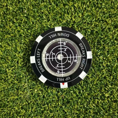 Putt Green Reader Poratble Golf Putting Tool for Golfer Golf Ball Marker High Precision Level Green Reading Aid Golf Accessories