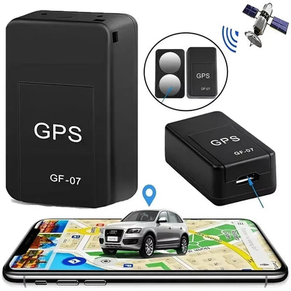 Mini GPS Tracker GF07 - Strong Magnetic Car Locator with Anti-Lost Alarm & App Control