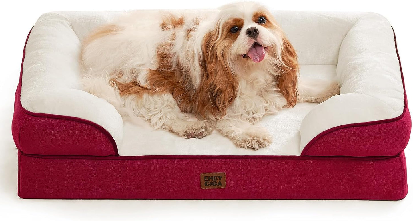 The Pooch Palace: Where Your Medium-Sized Furball Can Snooze Like Royalty on a Waterproof Cloud with a Side of Non-Slip Shenanigans!