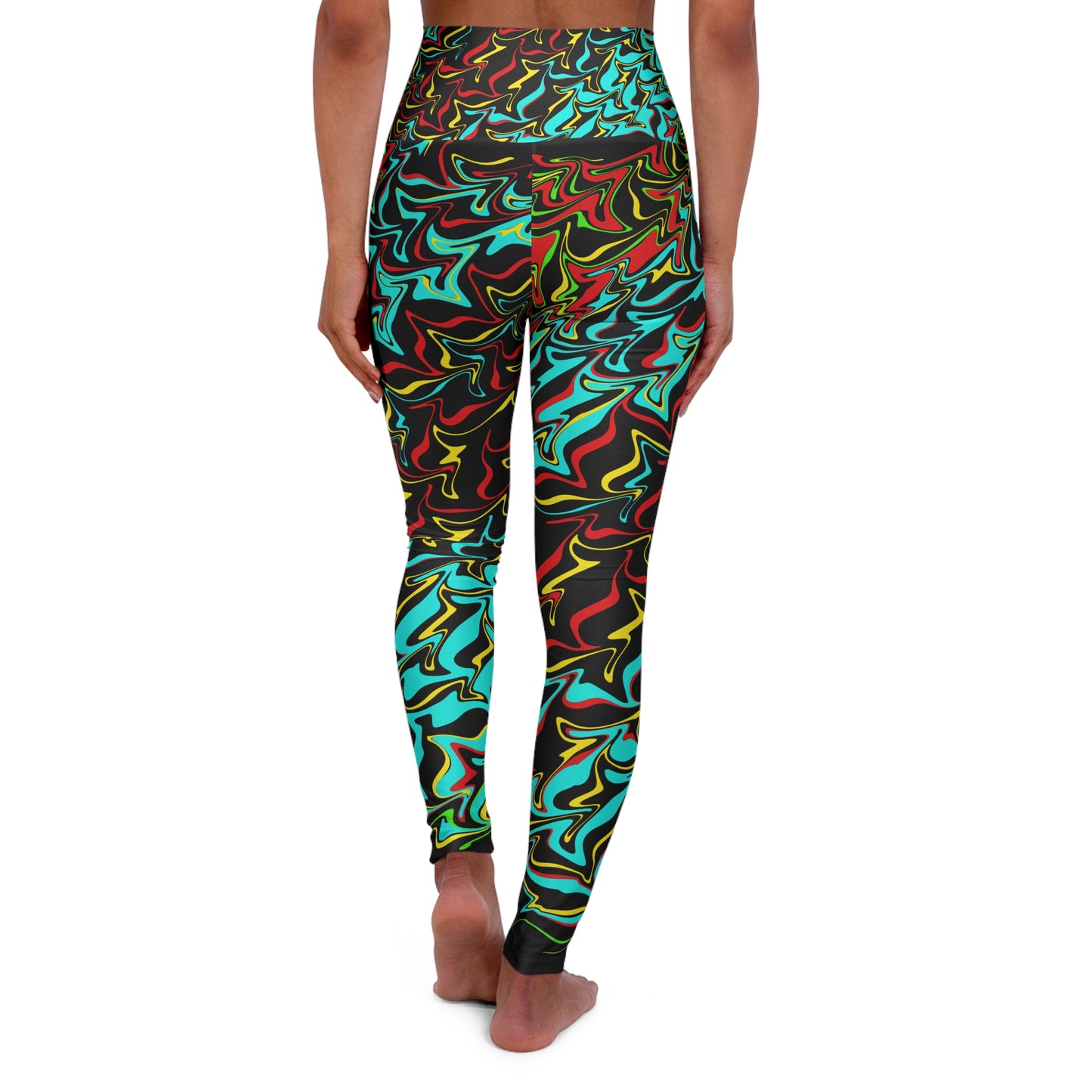 Bright High Waisted Yoga Leggings
