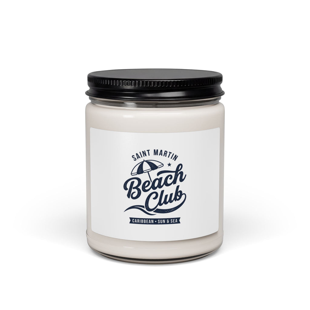 Apple Harvest Saint Martin Beach Club Soy Candle – Island Vibes, home decor product image 4, size 9oz.