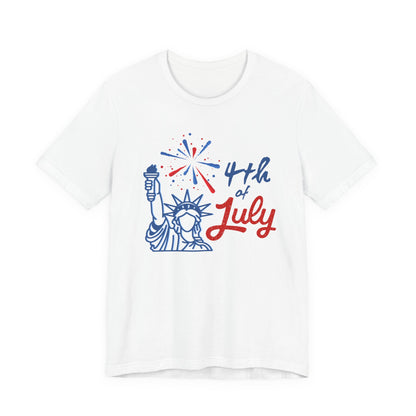 4th of July Statue of Liberty T-Shirt — Patriotic Independence Day Tee