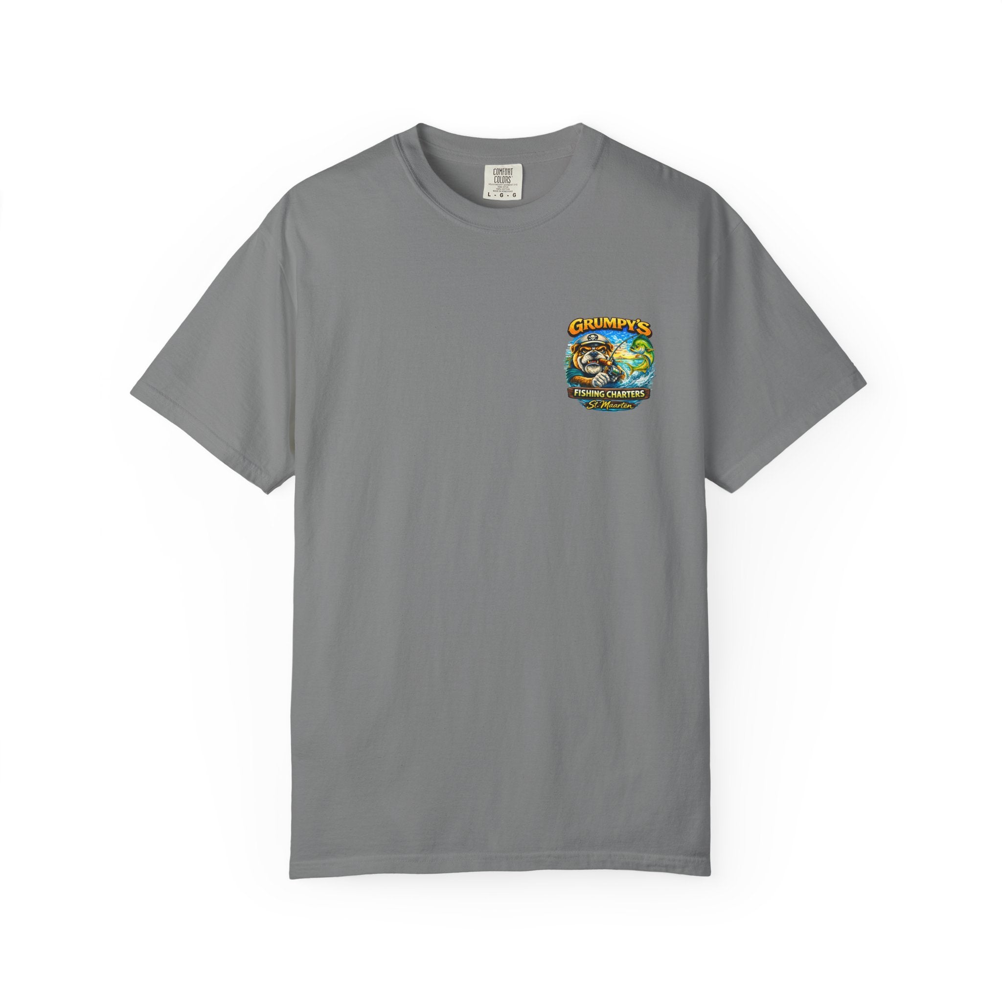 Grumpy's Fishing Charters Tee – "Hooked & Hammered"