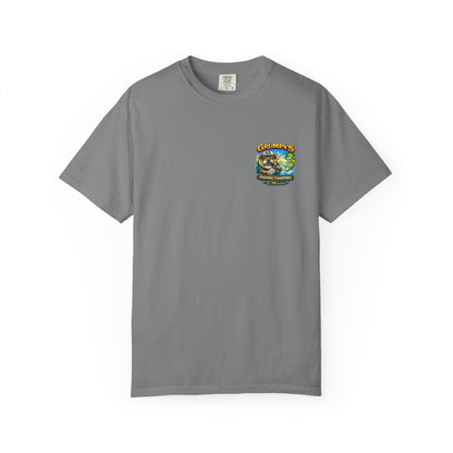 Grumpy's Fishing Charters T-Shirt — "Getting Hooked & Hammered" Graphic Tee