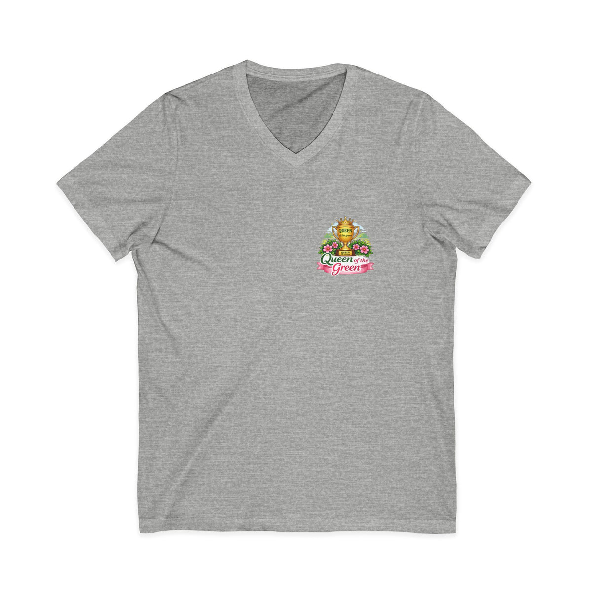 Queen of the Green V-Neck Tee