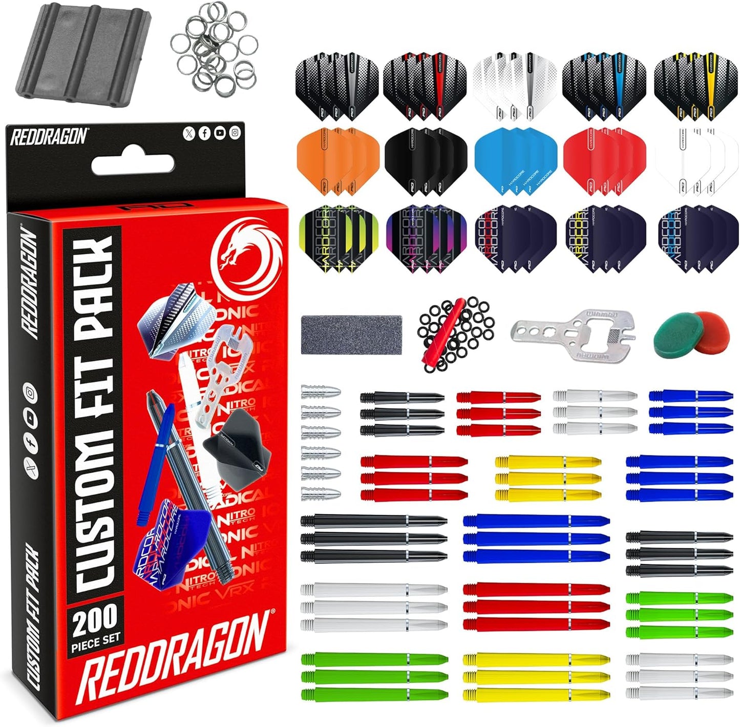 Darts - The Dart-tastic Accessory Extravaganza: Pick Your Poison with Iceman, Snakebite, or the Ultimate Hoard of 200 Pointy Friends!