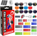 Darts - The Ultimate Dartboard Shenanigans Kit - Pick Your Poison: Iceman, Snakebite, or Go Big with the 200-Piece Dart Party Pack!