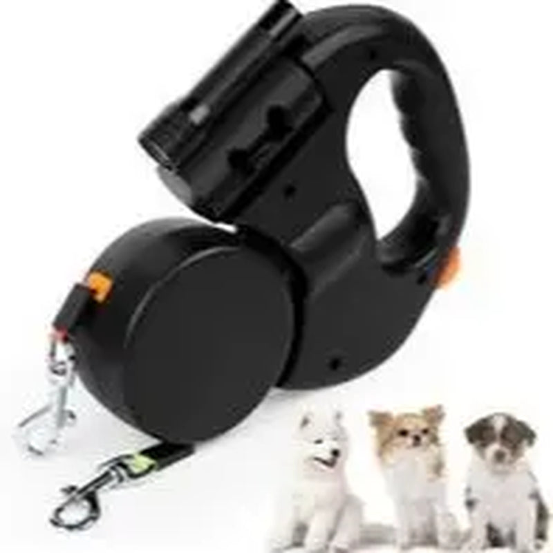 Tangle-Free Double Dog Leash for Small & Medium Breeds