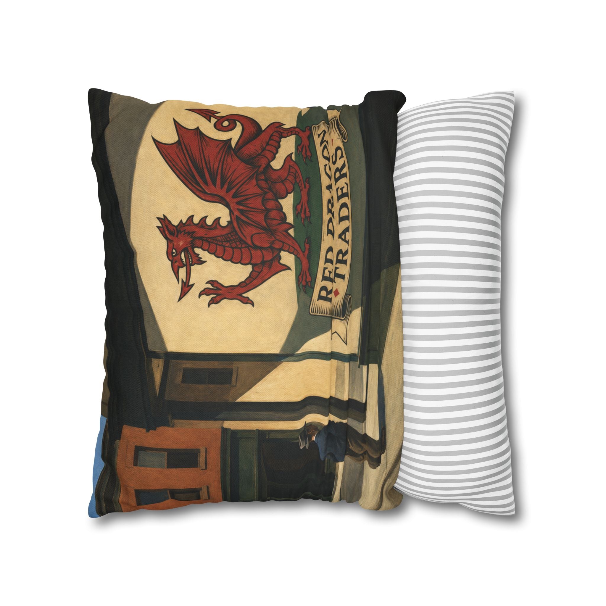 Spun Polyester Square Pillowcase
