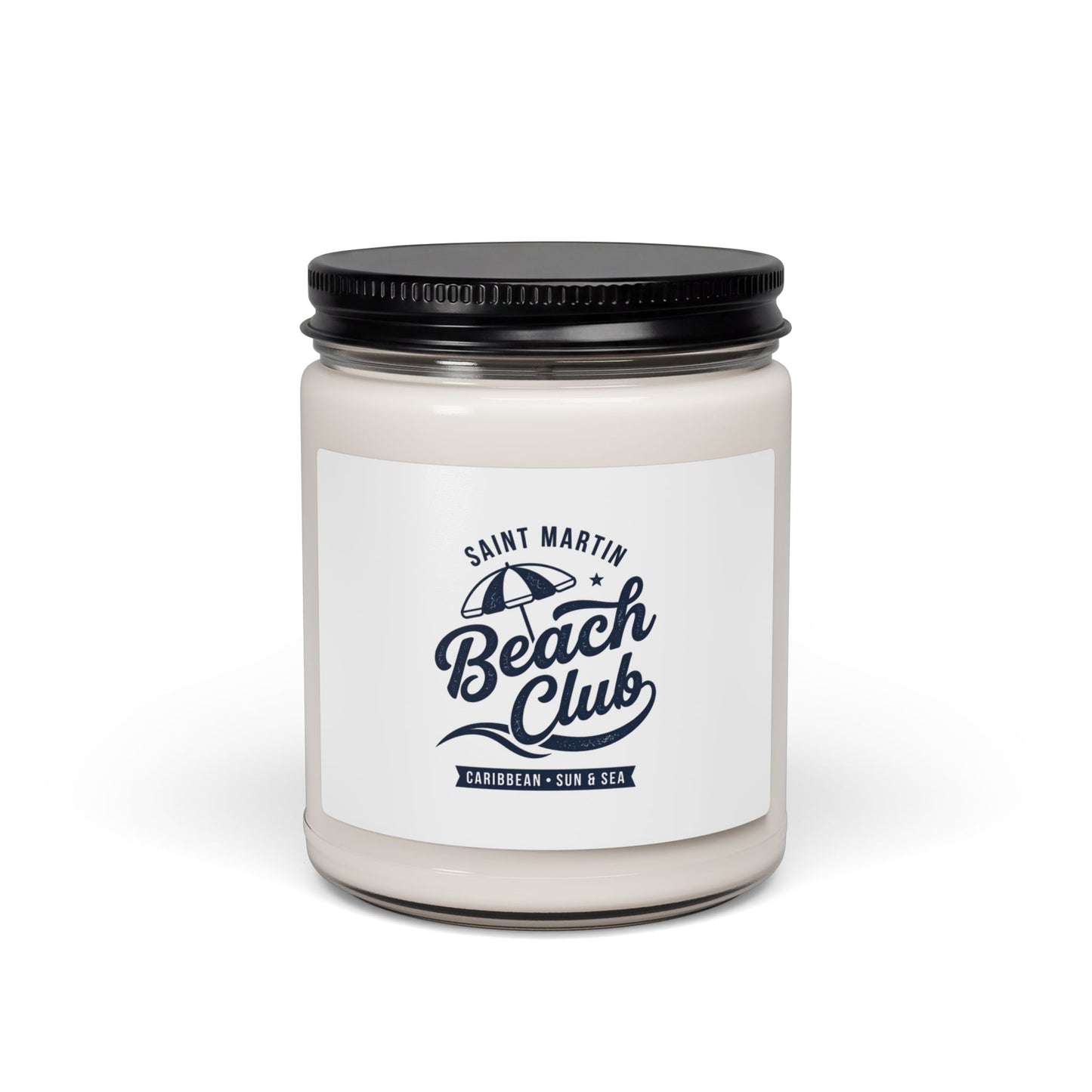 Saint Martin Beach Club Candle | Caribbean Heritage island pride, palm vintage